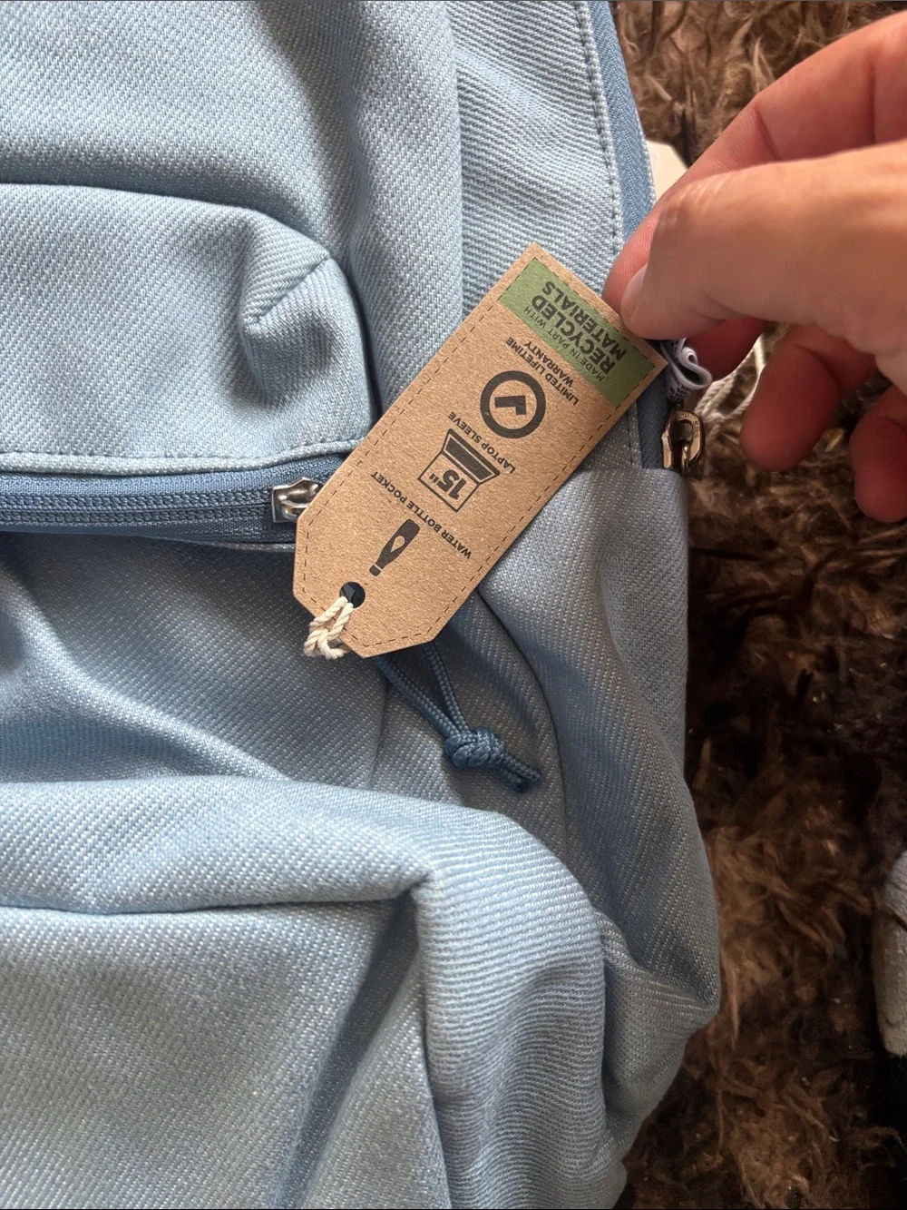 Jansport Light Blue Everyday Backpack